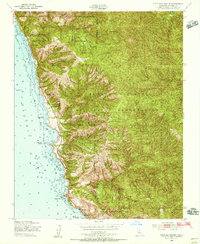 Download a high-resolution, GPS-compatible USGS topo map for Cape San Martin, CA (1956 edition)
