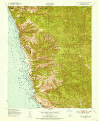 Download a high-resolution, GPS-compatible USGS topo map for Cape San Martin, CA (1953 edition)