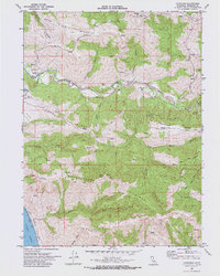 Download a high-resolution, GPS-compatible USGS topo map for Capetown, CA (1974 edition)