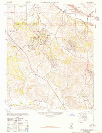 Download a high-resolution, GPS-compatible USGS topo map for Careaga Canyon, CA (1947 edition)