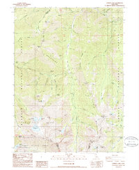 Download a high-resolution, GPS-compatible USGS topo map for Caribou Lake, CA (1986 edition)