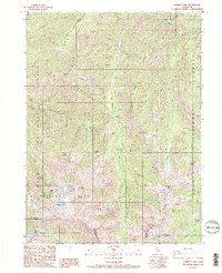 Download a high-resolution, GPS-compatible USGS topo map for Caribou Lake, CA (1991 edition)