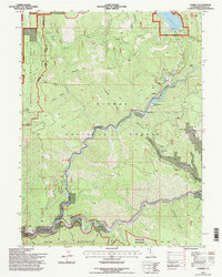 Download a high-resolution, GPS-compatible USGS topo map for Caribou, CA (1997 edition)