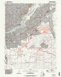 Download a high-resolution, GPS-compatible USGS topo map for Carmichael, CA (1997 edition)