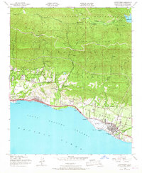Download a high-resolution, GPS-compatible USGS topo map for Carpinteria, CA (1967 edition)