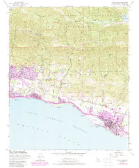 Download a high-resolution, GPS-compatible USGS topo map for Carpinteria, CA (1989 edition)