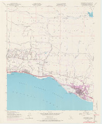 Download a high-resolution, GPS-compatible USGS topo map for Carpinteria, CA (1968 edition)