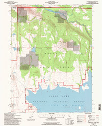 Download a high-resolution, GPS-compatible USGS topo map for Carr Butte, CA (1996 edition)