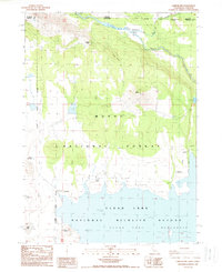 Download a high-resolution, GPS-compatible USGS topo map for Carr Butte, CA (1988 edition)