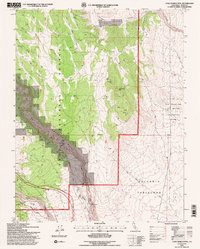 Download a high-resolution, GPS-compatible USGS topo map for Casa Diablo Mtn, CA (1997 edition)