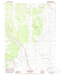 Download a high-resolution, GPS-compatible USGS topo map for Casa Diablo Mtn, CA (1987 edition)