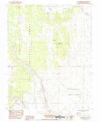 Download a high-resolution, GPS-compatible USGS topo map for Casa Diablo Mtn, CA (1984 edition)