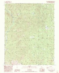 Download a high-resolution, GPS-compatible USGS topo map for Casa Vieja Meadows, CA (1987 edition)