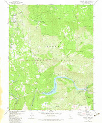 preview thumbnail of historical topo map of Madera County, CA in 1982