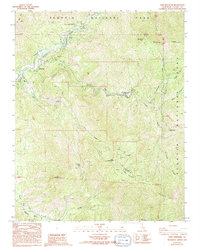 Download a high-resolution, GPS-compatible USGS topo map for Case Mountain, CA (1994 edition)