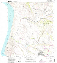 Download a high-resolution, GPS-compatible USGS topo map for Casmalia, CA (1983 edition)