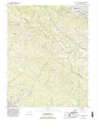 Download a high-resolution, GPS-compatible USGS topo map for Castle Rock Ridge, CA (1995 edition)