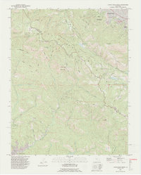 Download a high-resolution, GPS-compatible USGS topo map for Castle Rock Ridge, CA (1995 edition)