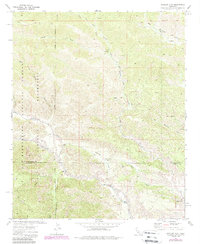 Download a high-resolution, GPS-compatible USGS topo map for Catclaw Flat, CA (1988 edition)