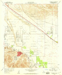 Download a high-resolution, GPS-compatible USGS topo map for Cathedral City, CA (1960 edition)