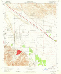 Download a high-resolution, GPS-compatible USGS topo map for Cathedral City, CA (1964 edition)