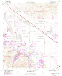 Download a high-resolution, GPS-compatible USGS topo map for Cathedral City, CA (1982 edition)