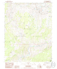 preview thumbnail of historical topo map of Madera County, CA in 1983