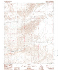 Download a high-resolution, GPS-compatible USGS topo map for Cave Mountain, CA (1986 edition)