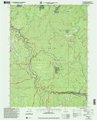 Download a high-resolution, GPS-compatible USGS topo map for Cecilville, CA (2004 edition)
