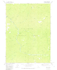 Download a high-resolution, GPS-compatible USGS topo map for Cecilville, CA (1983 edition)