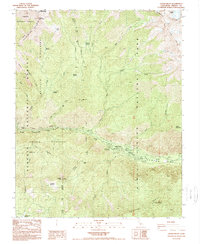 Download a high-resolution, GPS-compatible USGS topo map for Cedar Grove, CA (1988 edition)