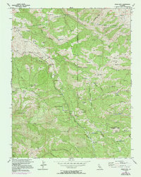 Download a high-resolution, GPS-compatible USGS topo map for Cedar Mtn, CA (1994 edition)