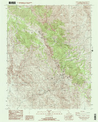 Download a high-resolution, GPS-compatible USGS topo map for Cerro Gordo Peak, CA (1987 edition)