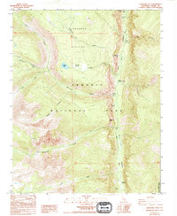 Download a high-resolution, GPS-compatible USGS topo map for Chagoopa Falls, CA (1994 edition)