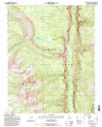 Download a high-resolution, GPS-compatible USGS topo map for Chagoopa Falls, CA (1997 edition)