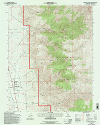 Download a high-resolution, GPS-compatible USGS topo map for Chalfant Valley, CA (1997 edition)