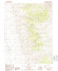 Download a high-resolution, GPS-compatible USGS topo map for Chalfant Valley, CA (1987 edition)