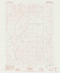 Download a high-resolution, GPS-compatible USGS topo map for Champs Flat, CA (1983 edition)