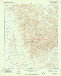 Download a high-resolution, GPS-compatible USGS topo map for Chemehuevi Peak, CA (1973 edition)