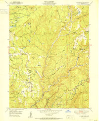 preview thumbnail of historical topo map of Nevada County, CA in 1951