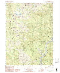 preview thumbnail of historical topo map of Shasta County, CA in 1986