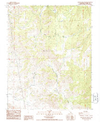 Download a high-resolution, GPS-compatible USGS topo map for Chickencoop Canyon, CA (1987 edition)
