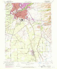 Download a high-resolution, GPS-compatible USGS topo map for Chico, CA (1971 edition)