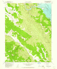 Download a high-resolution, GPS-compatible USGS topo map for Chiles Valley, CA (1961 edition)