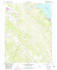 Download a high-resolution, GPS-compatible USGS topo map for Chiles Valley, CA (1984 edition)