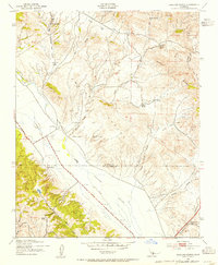 preview thumbnail of historical topo map of Monterey County, CA in 1943