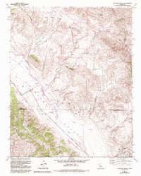 Download a high-resolution, GPS-compatible USGS topo map for Cholame Valley, CA (1993 edition)