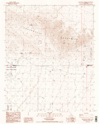 Download a high-resolution, GPS-compatible USGS topo map for Chuckwalla Spring, CA (1988 edition)