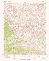 Download a high-resolution, GPS-compatible USGS topo map for Ciervo Mtn, CA (1972 edition)