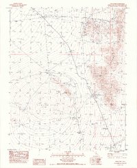 Download a high-resolution, GPS-compatible USGS topo map for Cima Dome, CA (1984 edition)